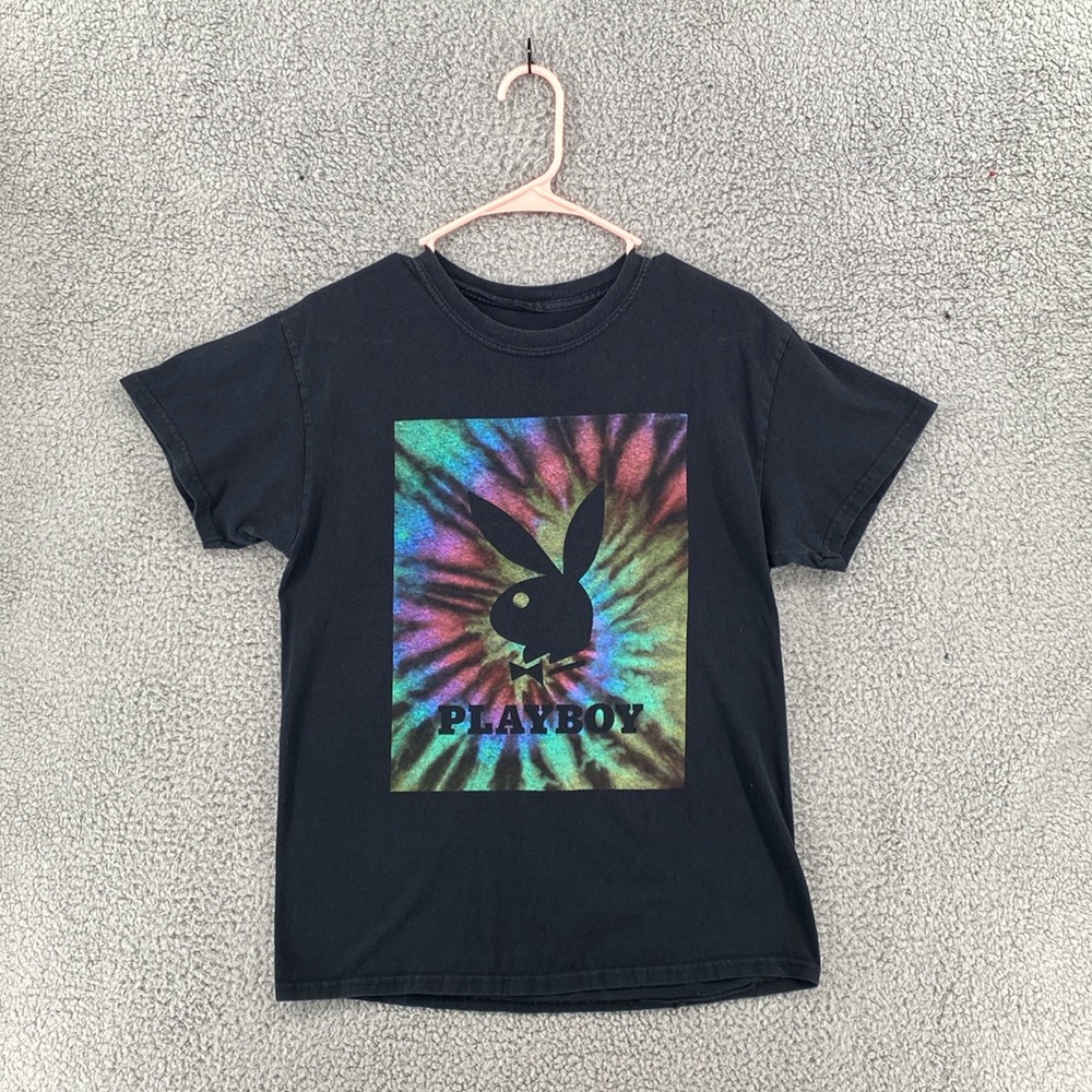 Playboy Bunny Logo Graphic T-shirt Men’s Sz Medium‎
